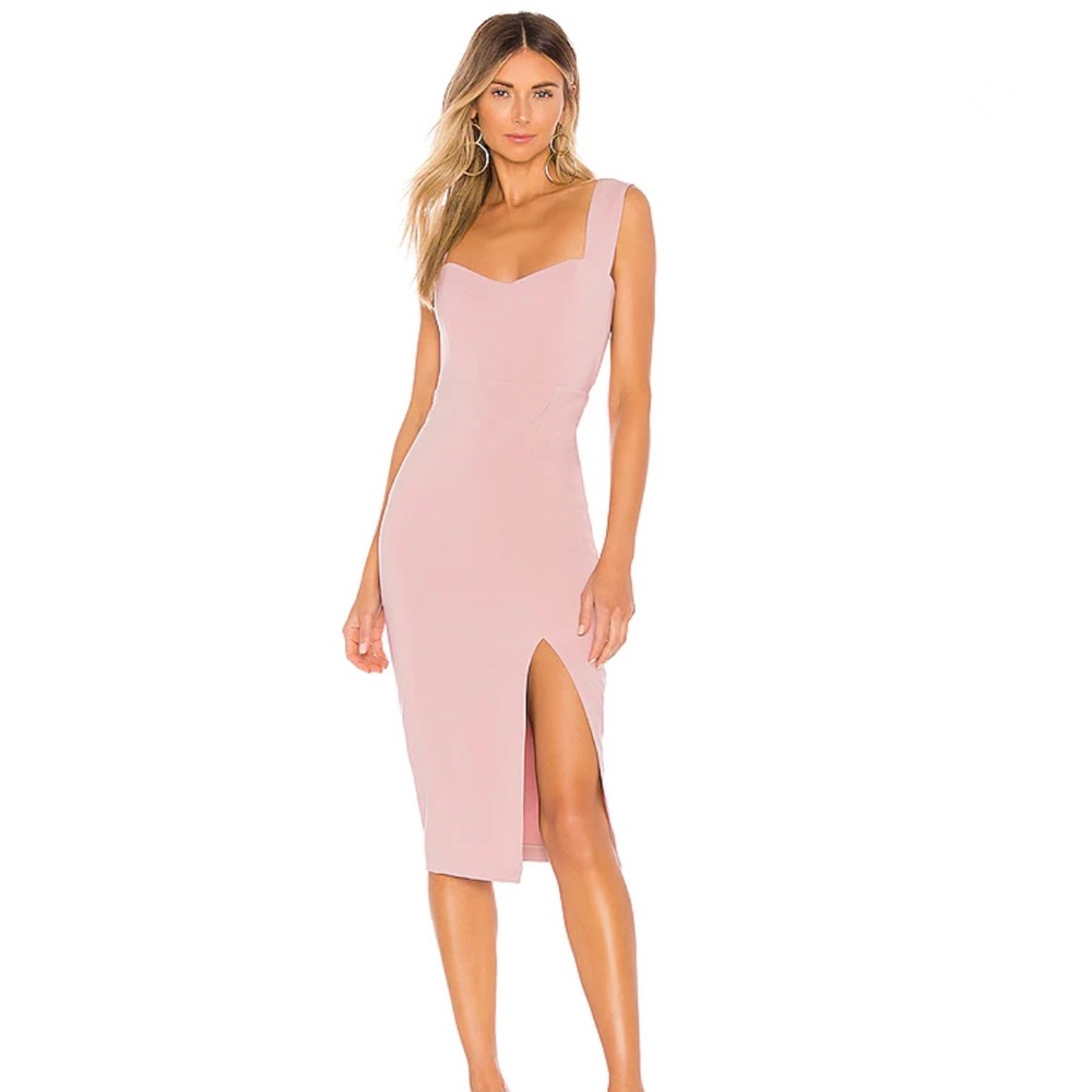 Nookie Divine Midi Dress in Dusty Pink Medium